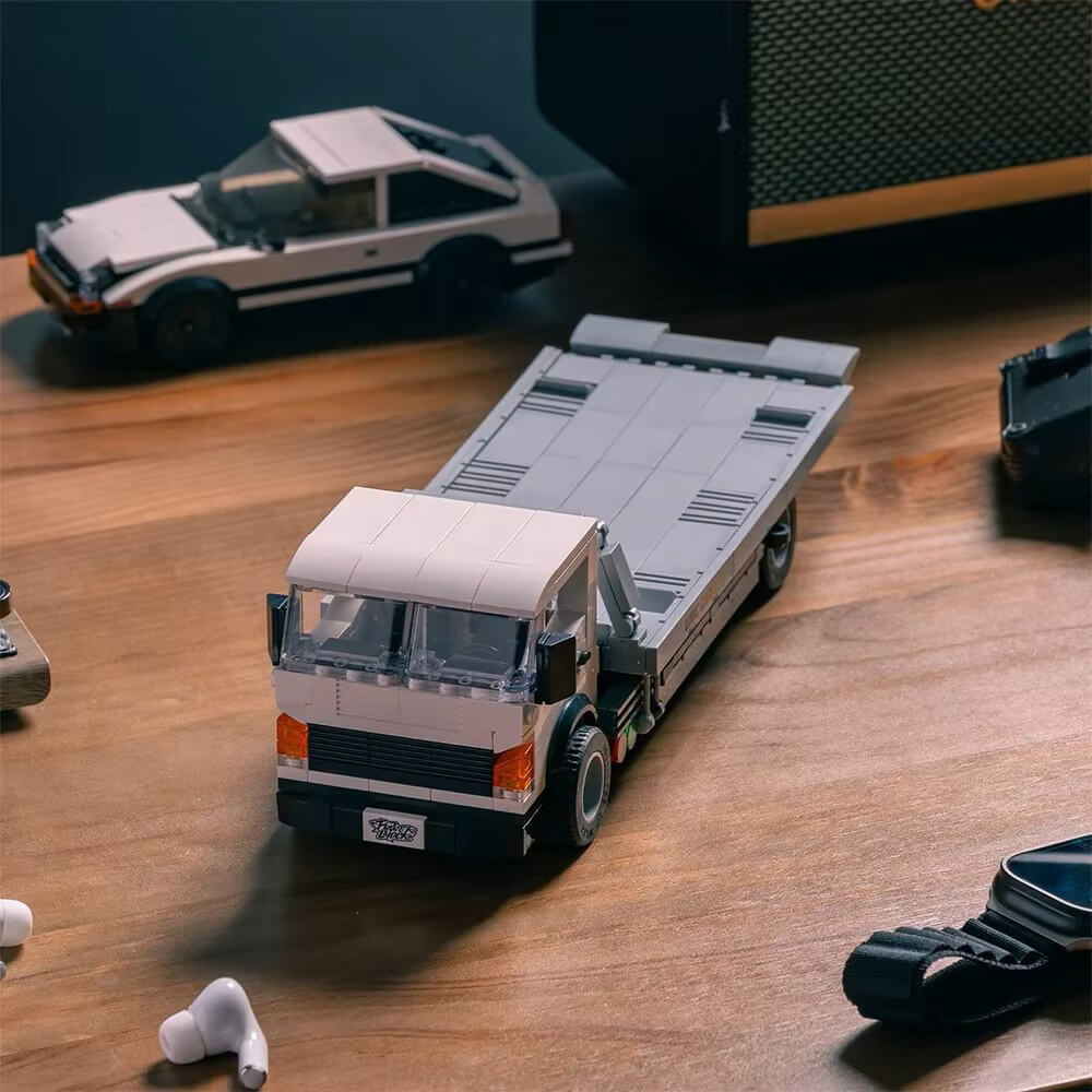 Brick MOC Transport Trailer | 481pcs - Brick Car Merchant