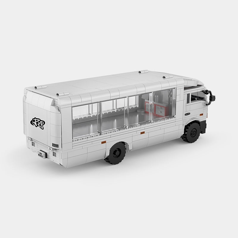 Brick MOC Transporter Truck - Brick Car Merchant