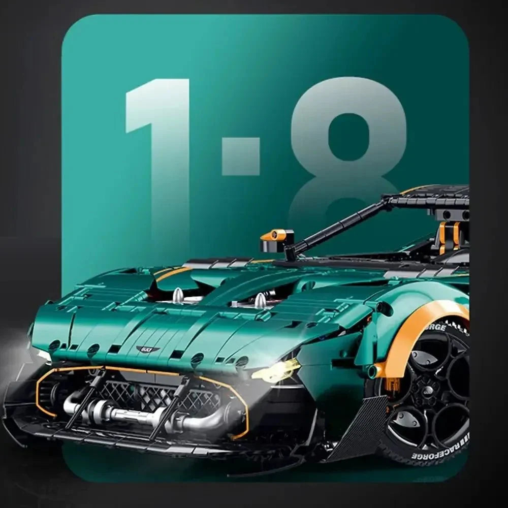 Brick MOC Turbocharged Vantage V12 Grand Tourer | 3793pcs - Brick Car Merchant