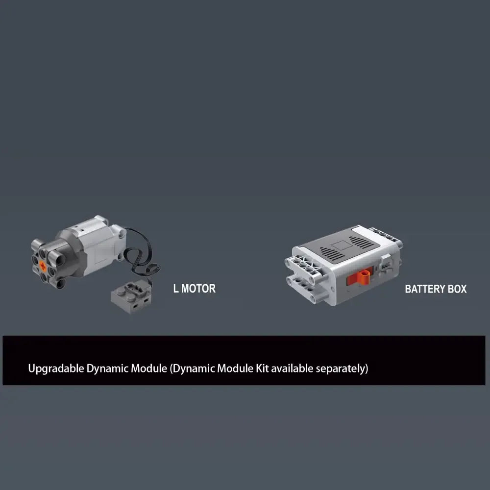 Brick MOC Twin-Turbo V12 Hypercar Powertrain | 1602pcs - Brick Car Merchant