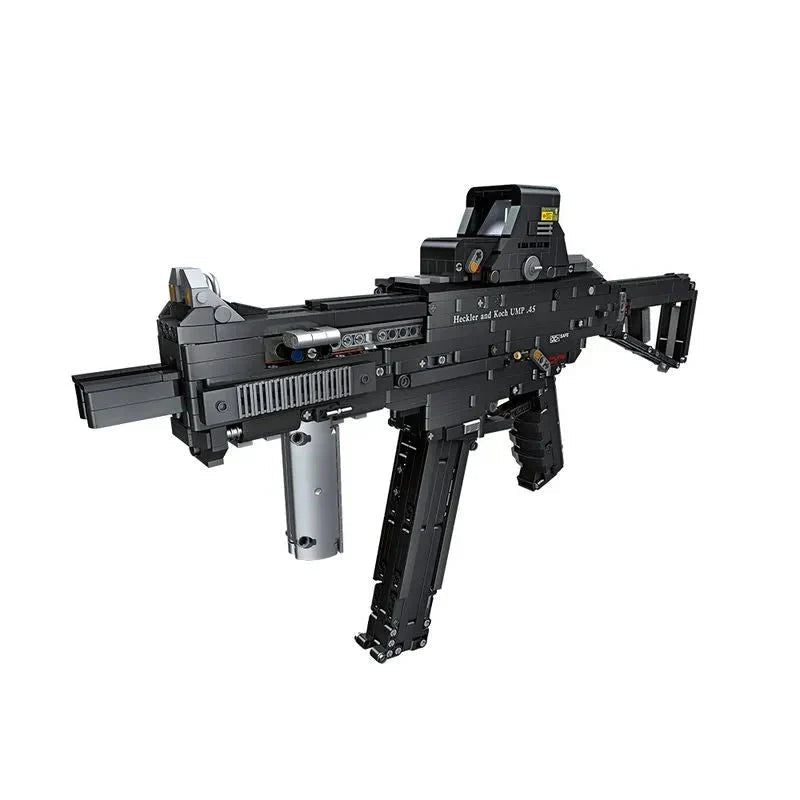 Brick MOC UMP45 SMG Gun | 1609 pcs - Brick Car Merchant