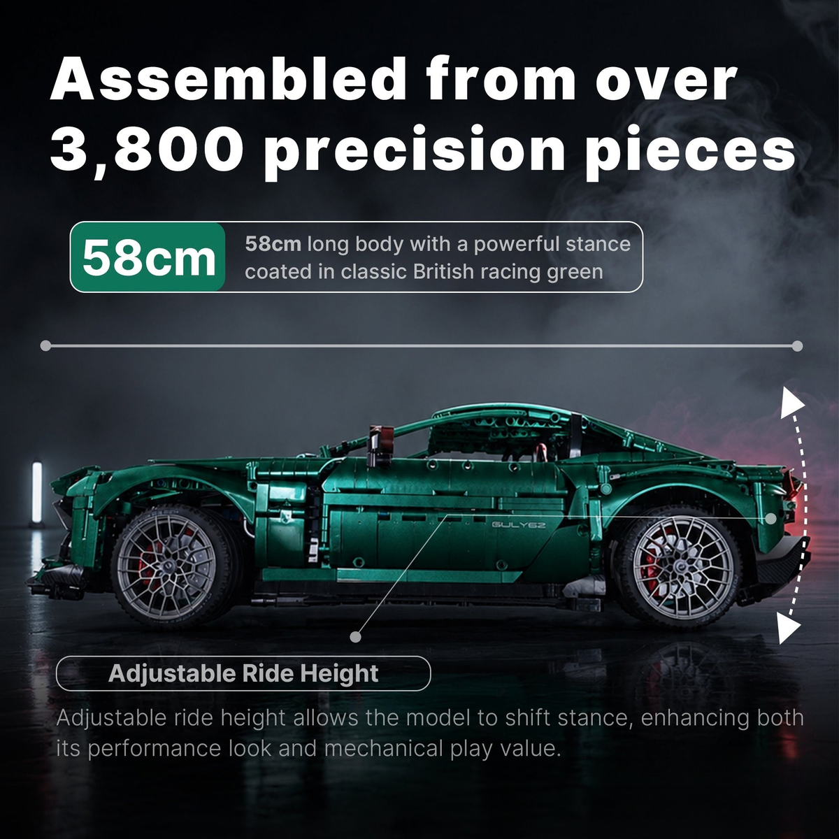 Brick MOC The Ultimate British V12 Grand Tourer - Brick Car Merchant