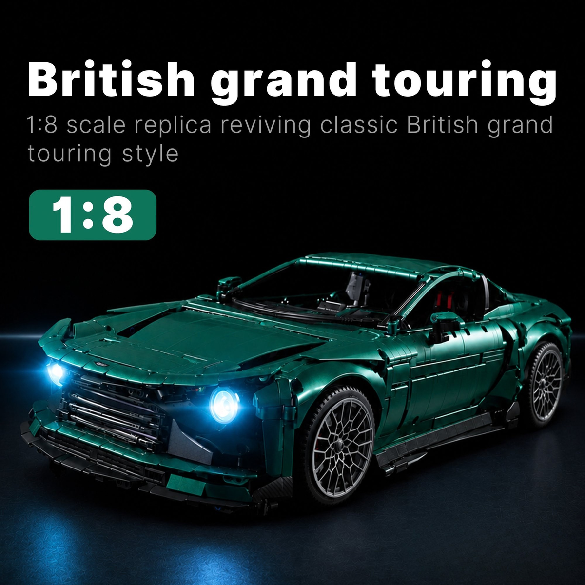 Brick MOC The Ultimate British V12 Grand Tourer - Brick Car Merchant