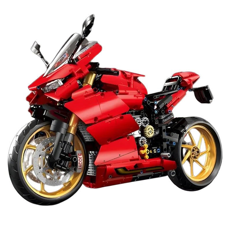 Brick MOC V4 Racing Superbike | 1808pcs - Brick Car Merchant