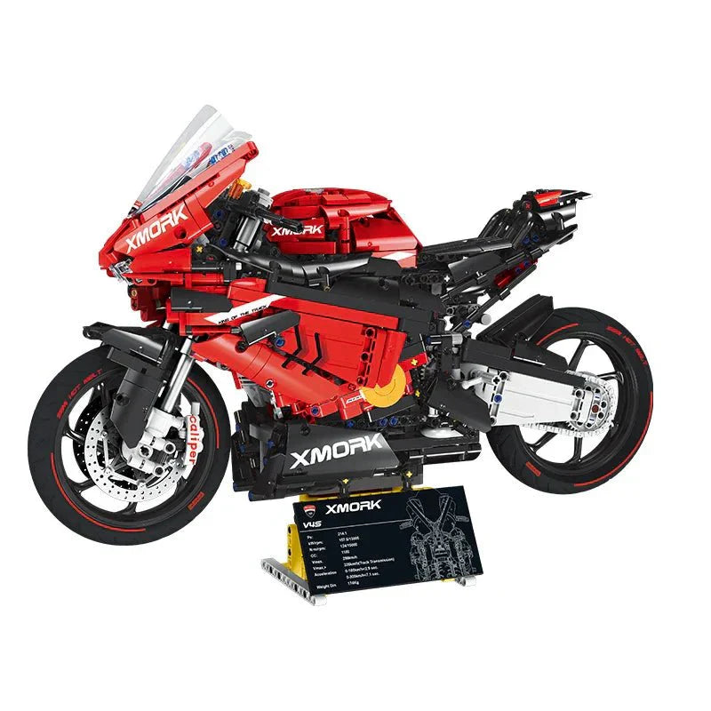 Brick MOC V4 Streetfighter Superbike | 2008pcs - Brick Car Merchant