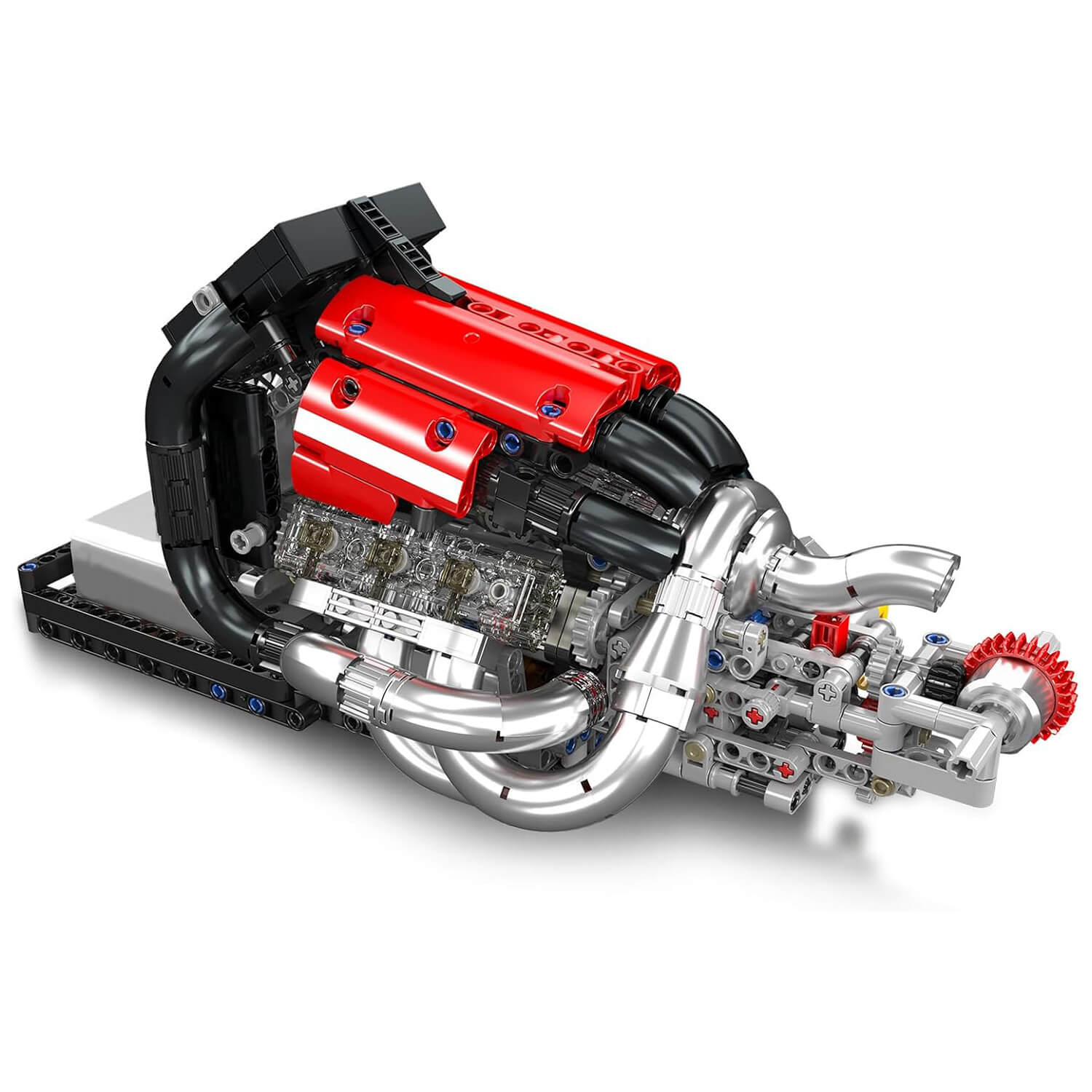 Brick MOC V8 Formula 1 Engine | 979pcs - Brick Car Merchant