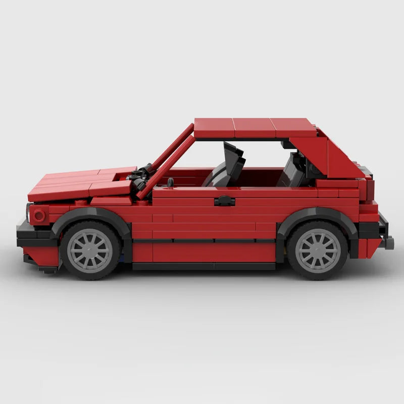Brick MOC Volkswagen Golf GTI Mk2 - Brick Car Merchant