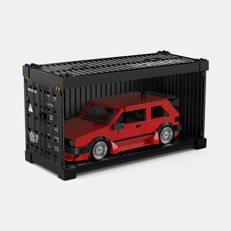 Brick MOC Volkswagen Golf MK2 GTI - Brick Car Merchant