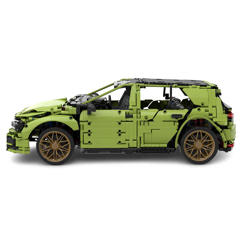 Brick MOC Volkswagen Golf R | Opening Features, Detailed Interior, Realistic Model, 3696 pcs - Brick Car Merchant