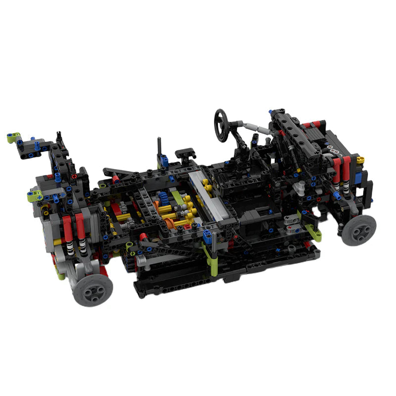 Brick MOC Volkswagen Golf R | Opening Features, Detailed Interior, Realistic Model, 3696 pcs - Brick Car Merchant