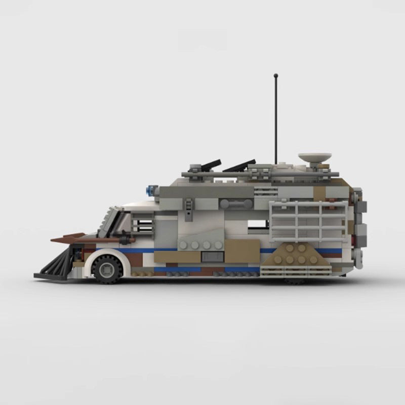 Brick MOC Zombie Apocalypse Wanderer - Brick Car Merchant