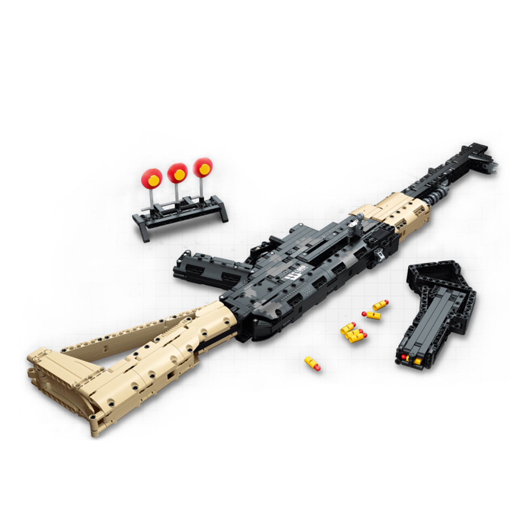Brick MOC AK-47 Submachine - Brick Car Merchant