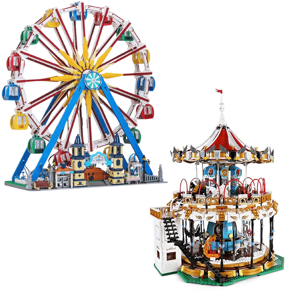 Brick MOC Amusement Park Bundle | 8920pcs - Brick Car Merchant