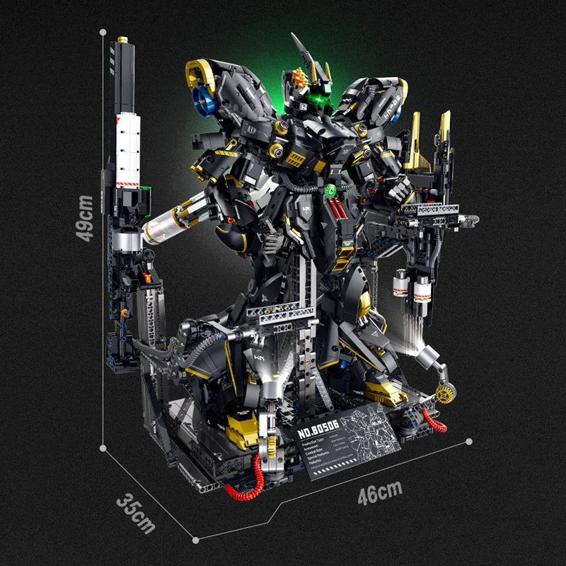 Brick MOC Warbound Omega Armoured Mecha | 3908pcs - Brick Car Merchant