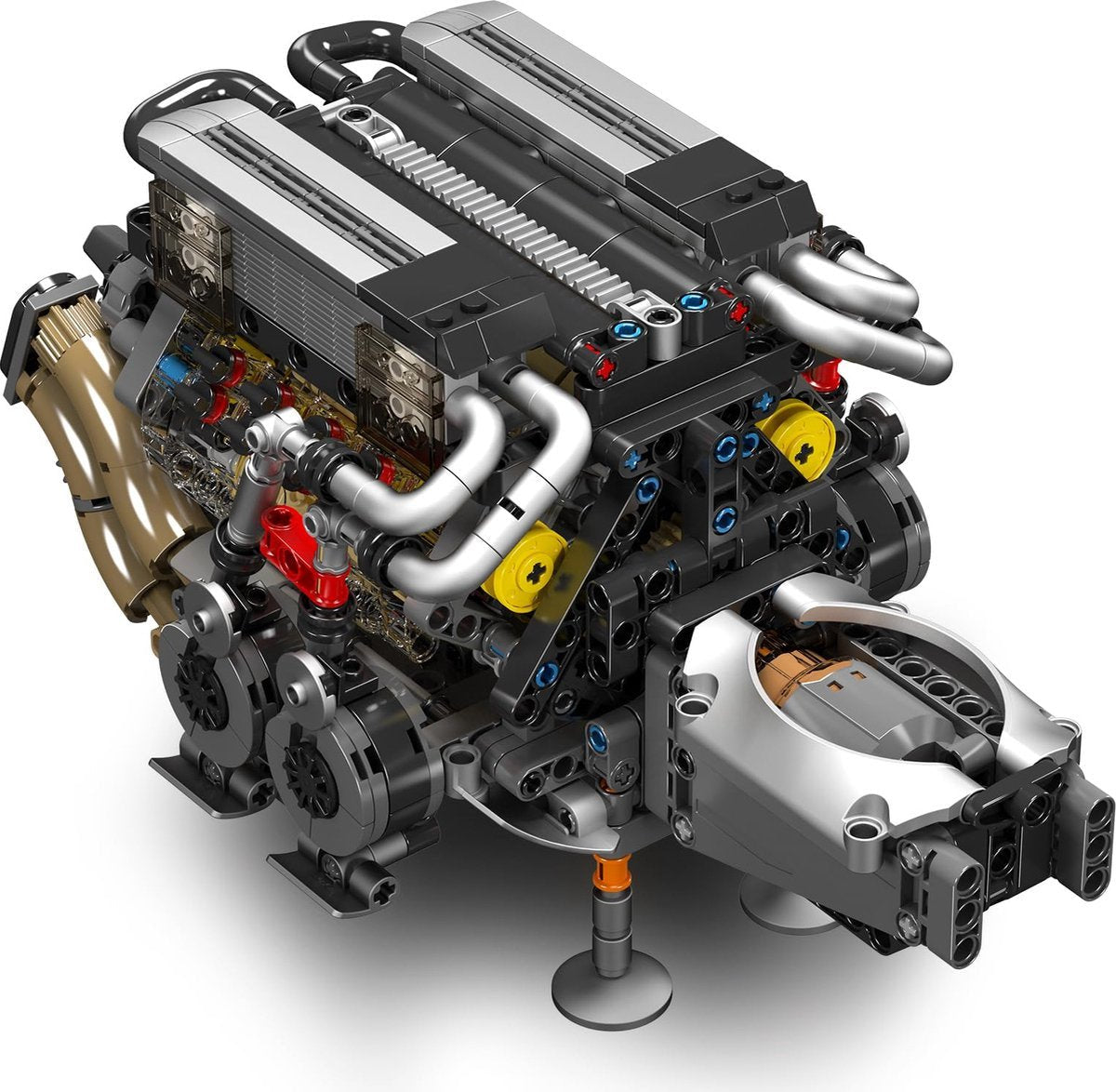 LEGO MOC Hypercar W16 Engine | 952pcs - Brick Car Merchant