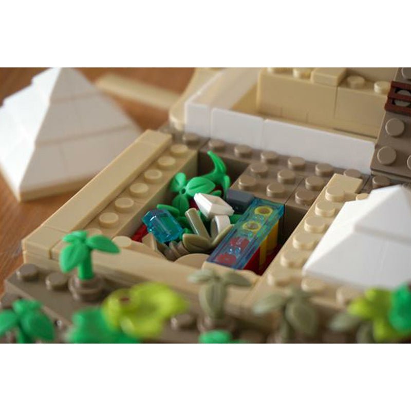 Brick MOC Building Of The Great Pyramid | 1467pcs - Brick Car Merchant