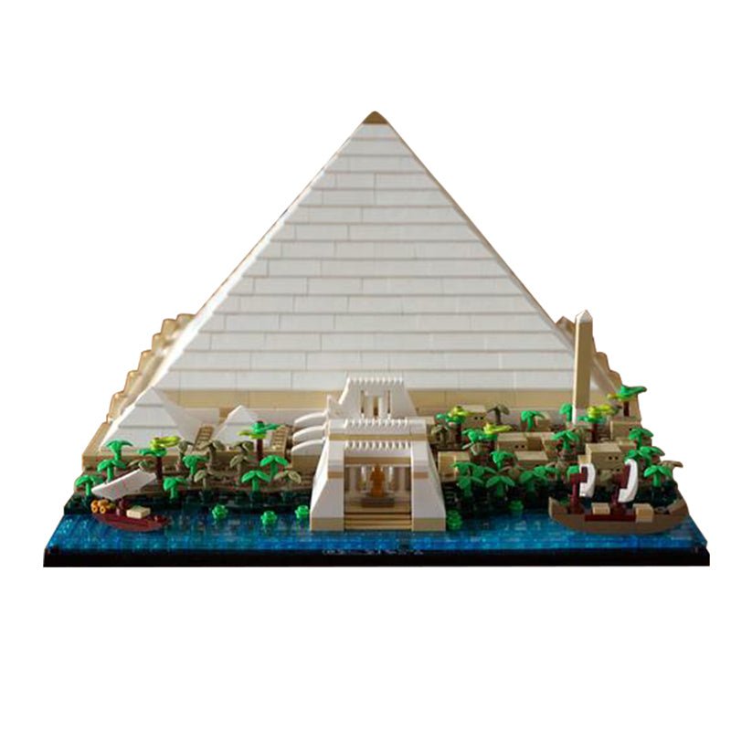 Brick MOC Building Of The Great Pyramid | 1467pcs - Brick Car Merchant