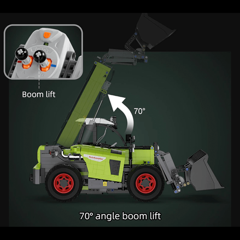 LEGO MOC Cargo Loader Utility Vehicle | 1469pcs - Brick Car Merchant