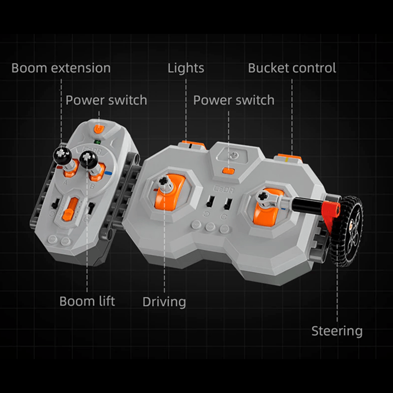 LEGO MOC Cargo Loader Utility Vehicle | 1469pcs - Brick Car Merchant
