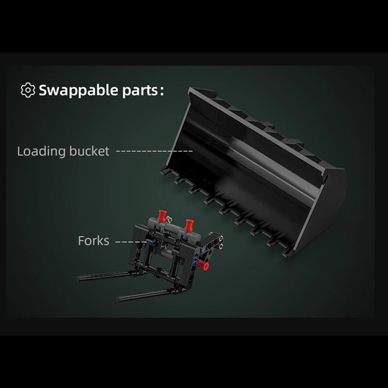 LEGO MOC Cargo Loader Utility Vehicle | 1469pcs - Brick Car Merchant