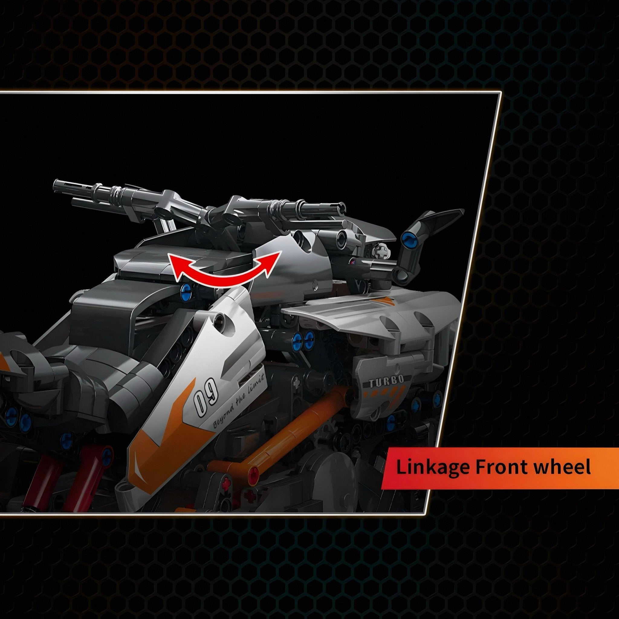 LEGO MOC 2021 Sport Touring Trike | 1228pcs - Brick Car Merchant