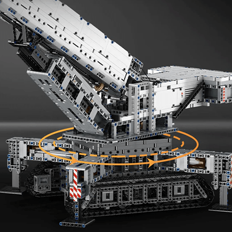 LEGO MOC Motorized Heavy-Duty Crane | 4000pcs - Brick Car Merchant
