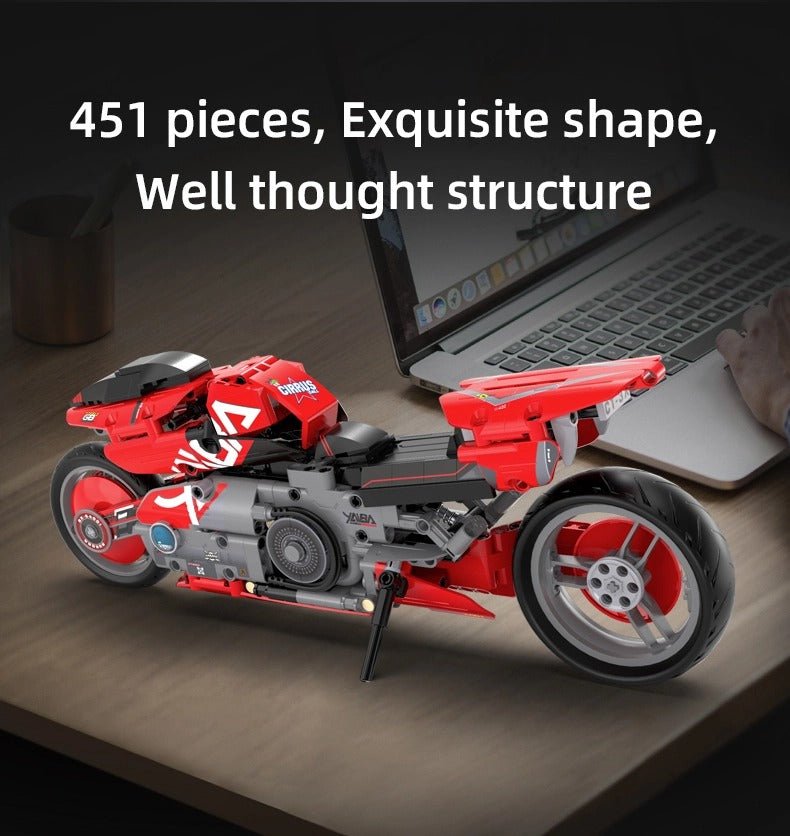 LEGO MOC Cyberpunk CT-3X Street Machine | 451pcs - Brick Car Merchant