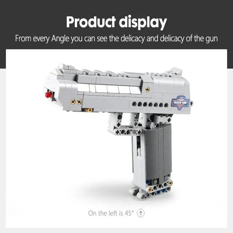 Brick MOC Desert Eagle Military | 307pcs - Brick Car Merchant