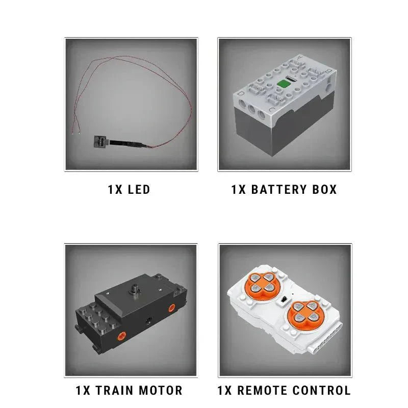 LEGO MOC EMD F7 Locomotive | 1540pcs - Brick Car Merchant