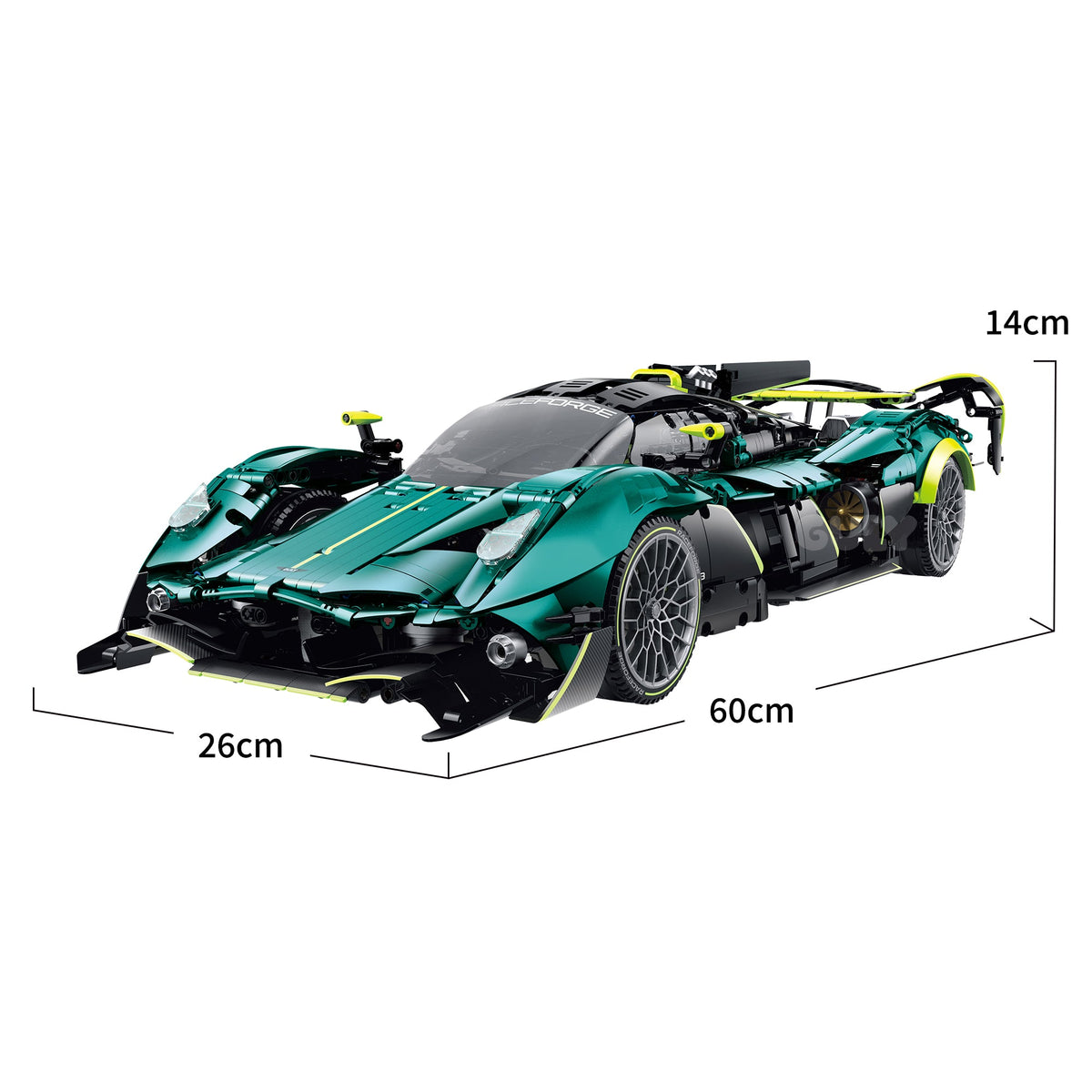 Brick MOC The Ultimate British Hypercar V2 - Brick Car Merchant