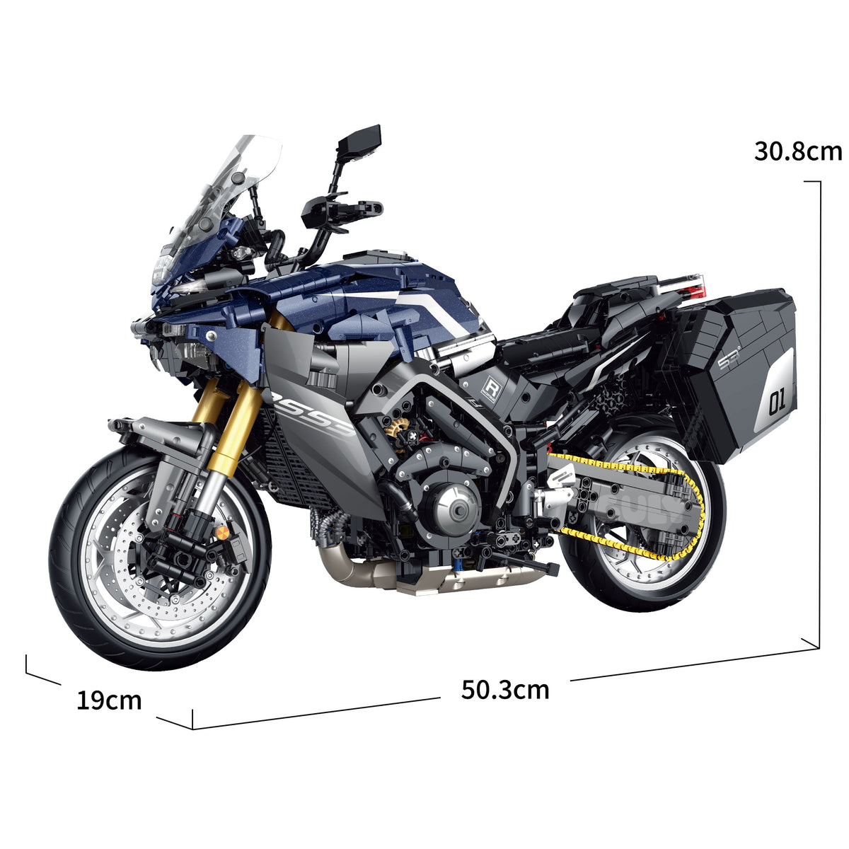Yamaha Tracer 9 GT+ 1:5 building set - image 7