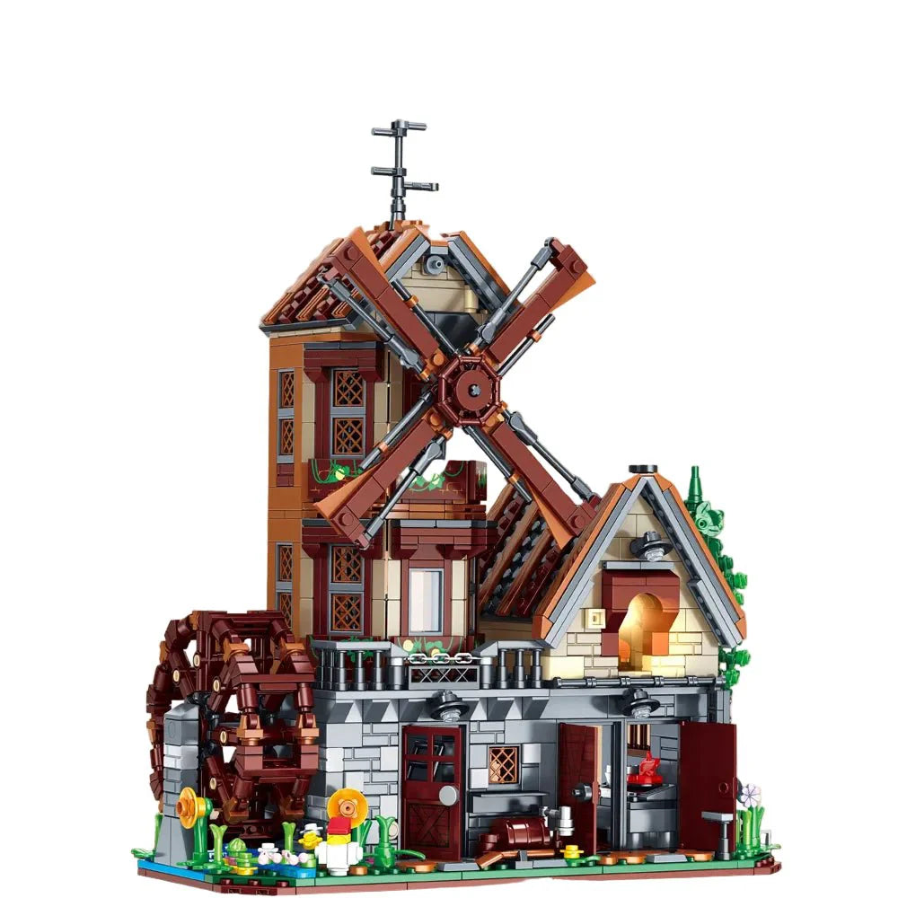 Brick MOC Farm House Modular Buildings | 1580pcs - Brick Car Merchant
