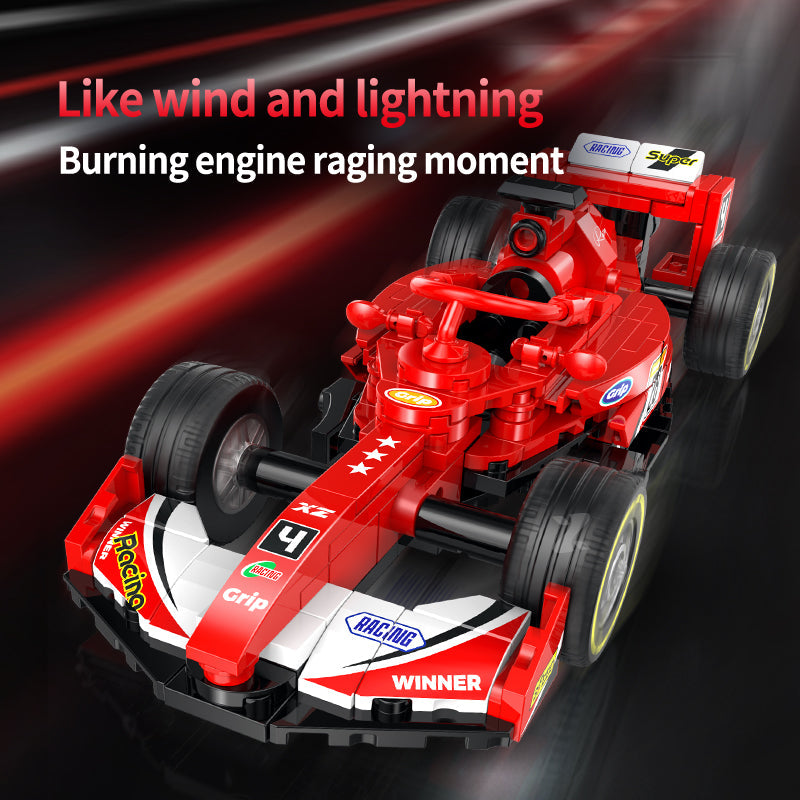 Brick MOC Ferrari F1 Redline 4 Edition | 402 pieces - Brick Car Merchant