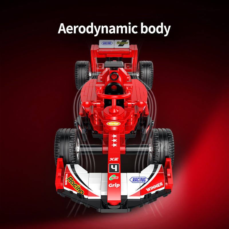 Brick MOC Ferrari F1 Redline 4 Edition | 402 pieces - Brick Car Merchant