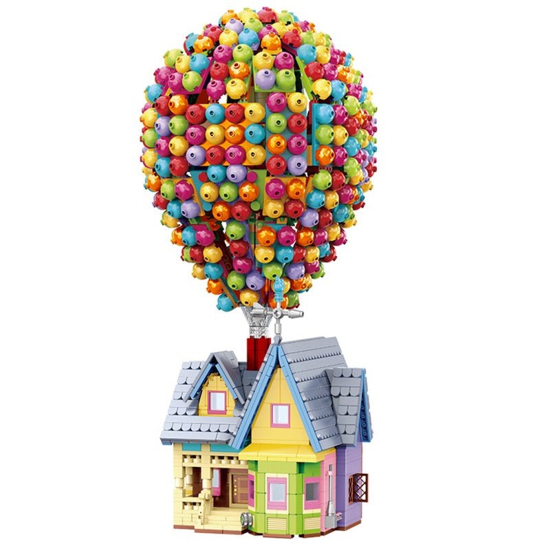 Brick MOC Flying Balloons House | 2008pcs - Brick Car Merchant