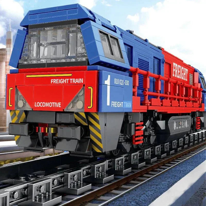 LEGO MOC Freight Train | 1979pcs - Brick Car Merchant