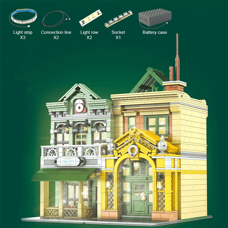 Brick MOC French Restaurant | 3095pcs - Brick Car Merchant