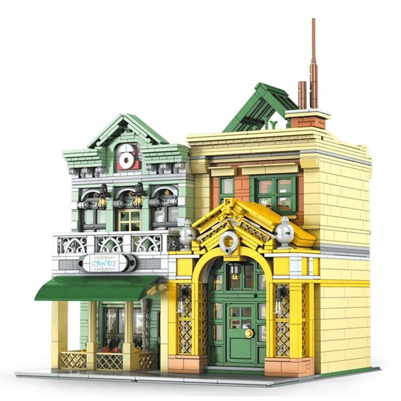 Brick MOC French Restaurant | 3095pcs - Brick Car Merchant