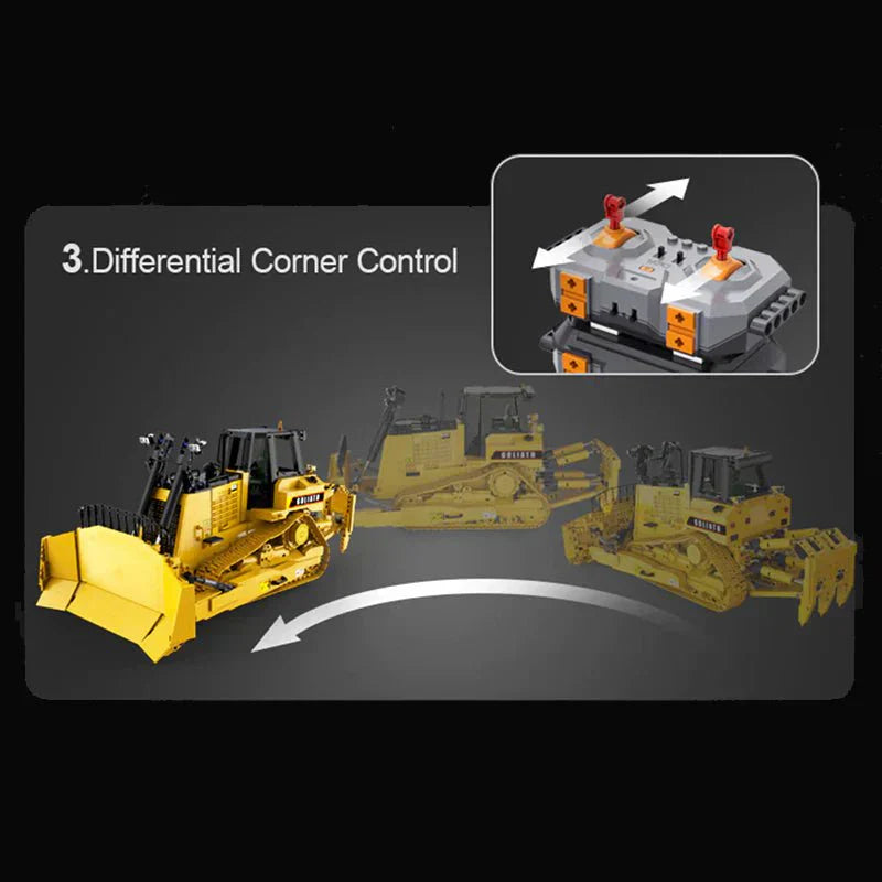 LEGO MOC Goliath Heavy Bulldozer | 2826pcs - Brick Car Merchant