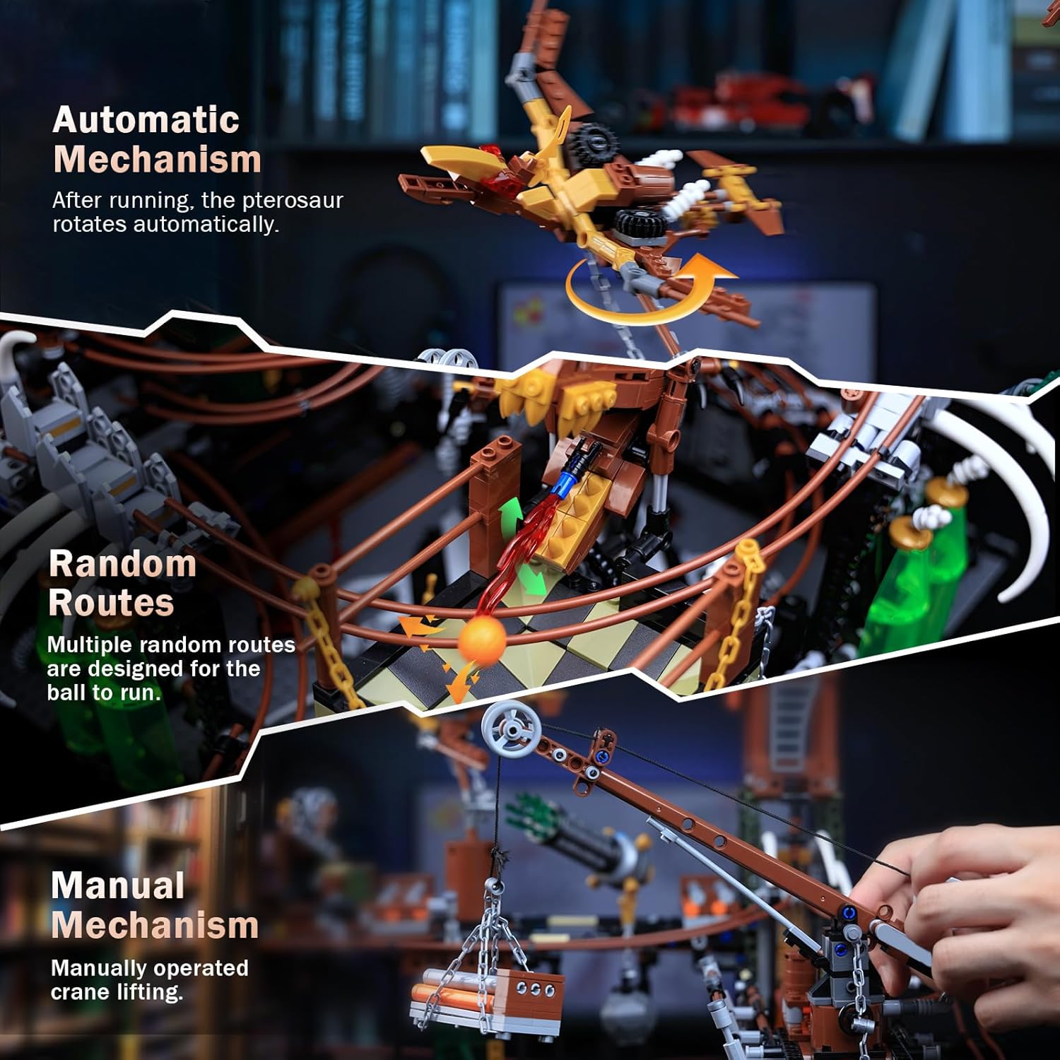 Brick MOC Grand Steampunk Marble Run | 5390pcs - Brick Car Merchant