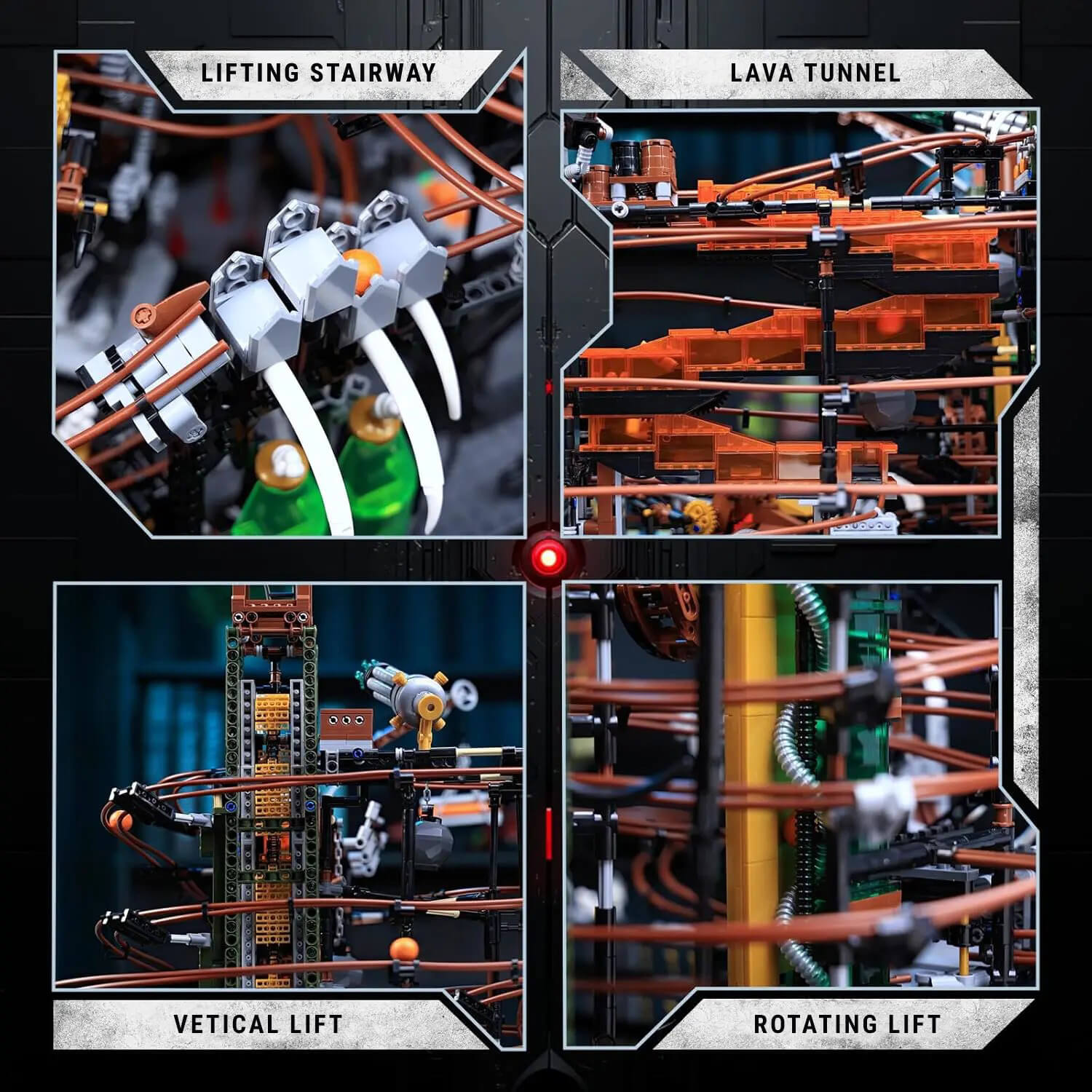Brick MOC Grand Steampunk Marble Run | 5390pcs - Brick Car Merchant