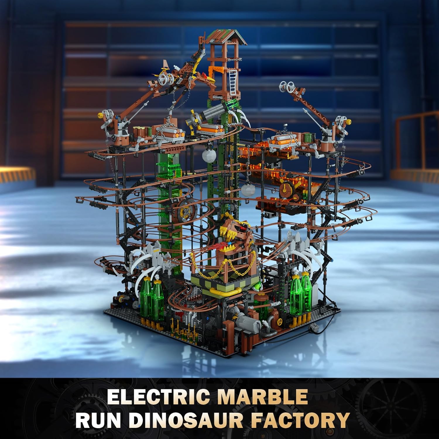 Brick MOC Grand Steampunk Marble Run | 5390pcs - Brick Car Merchant