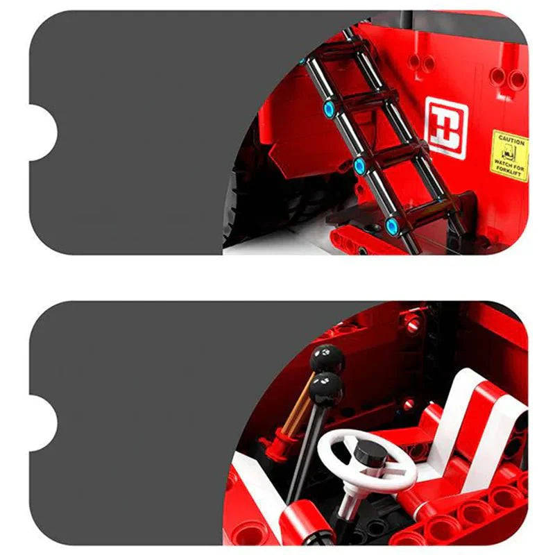 LEGO MOC RC Heavy-Duty Forklift | 2015pcs - Brick Car Merchant