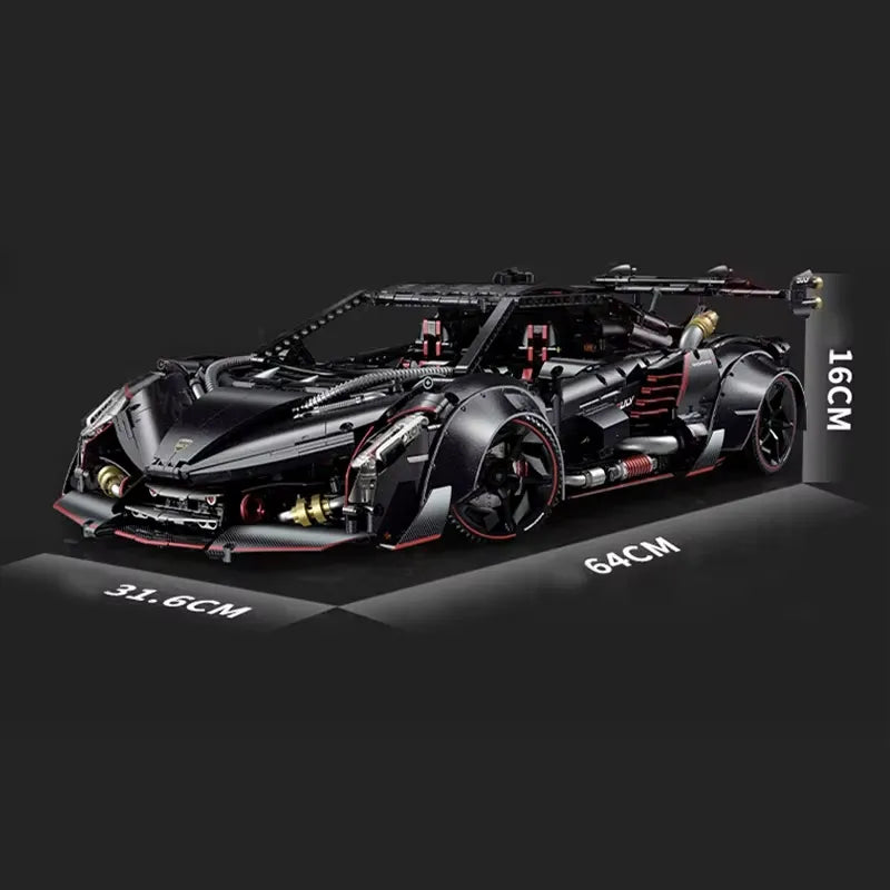 LEGO MOC Lambo One-Offs Turbocharged | 3089pcs - Brick Car Merchant