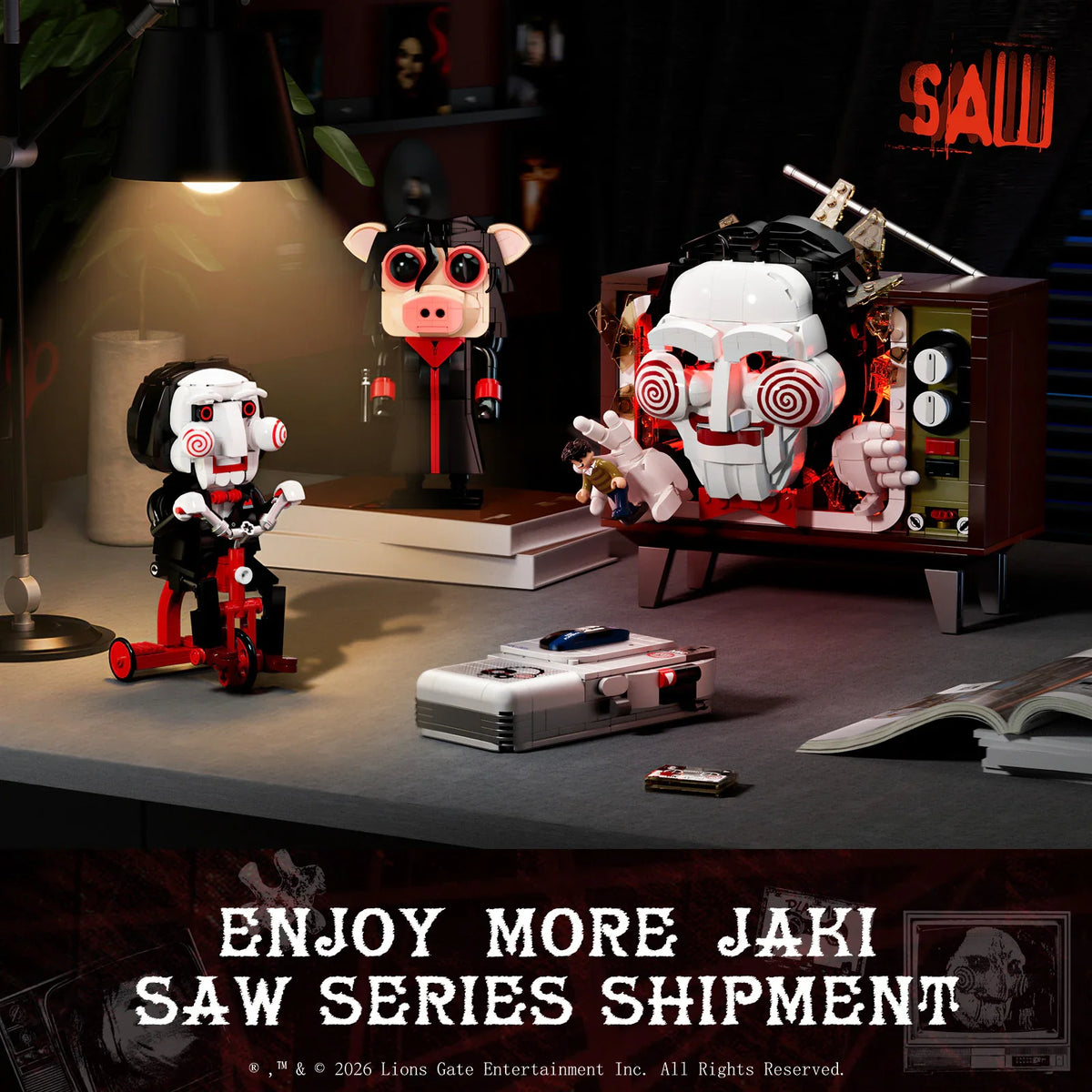 LEGO MOC SAW Billy the Puppet(New Version) - Brick Car Merchant