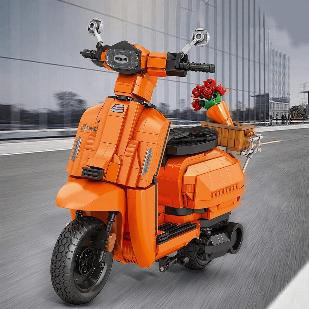 LEGO MOC Lambretta V200 Special | 1168pcs - Brick Car Merchant