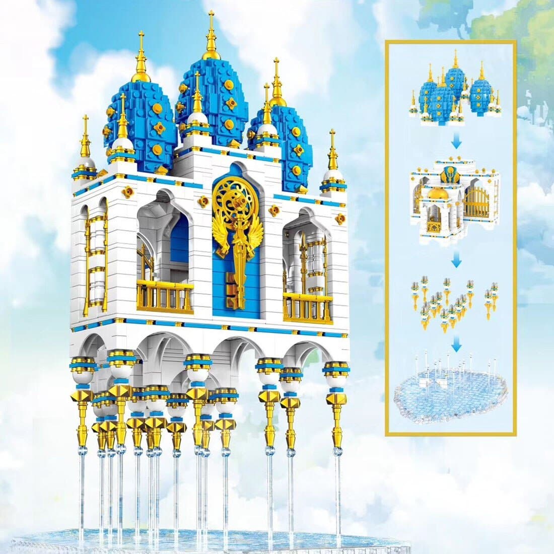 Brick MOC Levitating Burj | 3206pcs - Brick Car Merchant