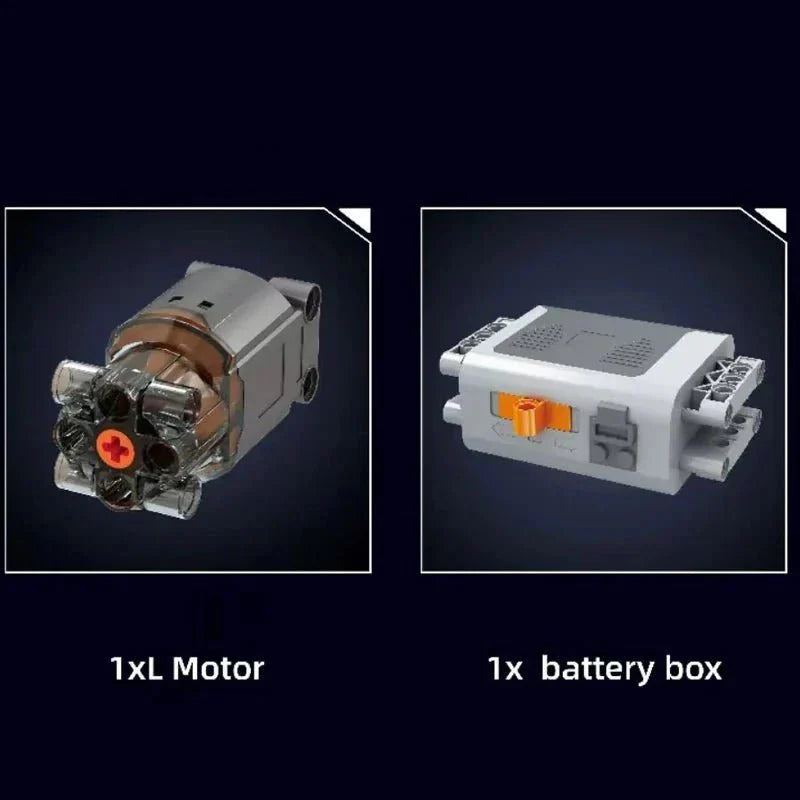 LEGO MOC M8 Twin-Turbocharged V8 | 1169pcs - Brick Car Merchant