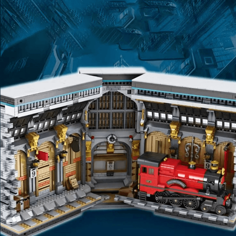 Brick MOC Magic Station | 3059pcs - Brick Car Merchant