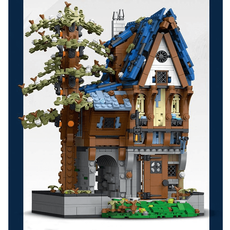 Brick MOC Medieval Apothecary | 2094pcs - Brick Car Merchant